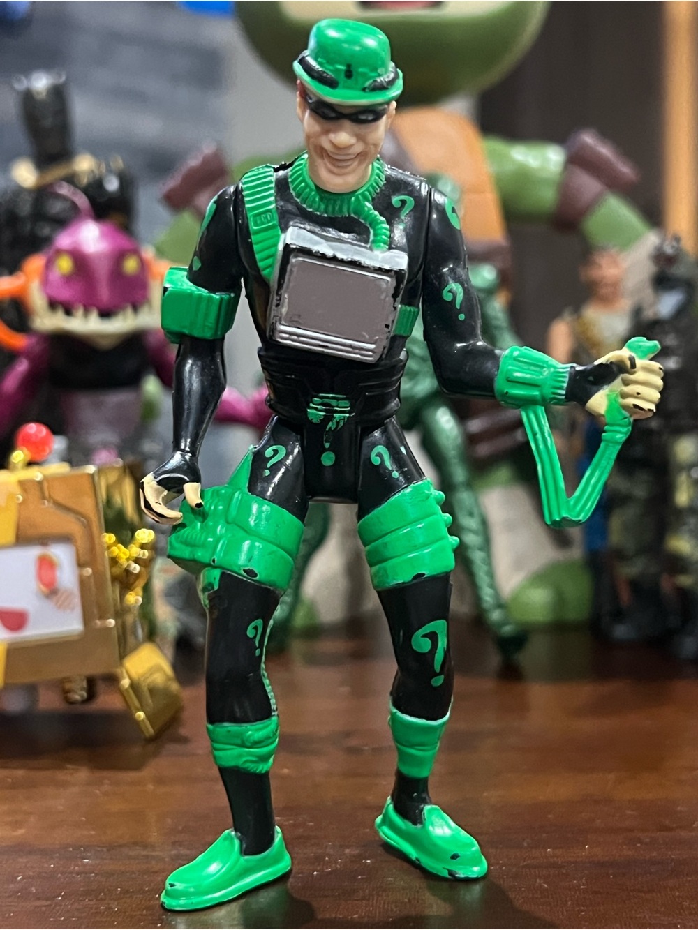 1995 Kenner Batman Forever The Riddler Blasting Question Mark